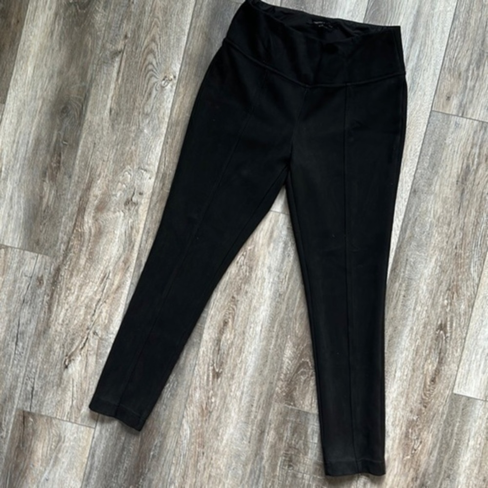 Andrew Marc pants black career elastic waist size small